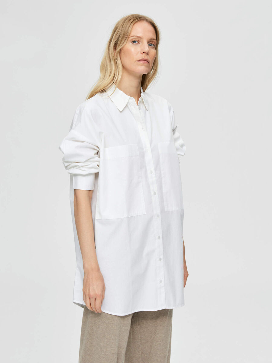 Selected MAXI - SHIRT, Bright White, highres - 16076566_BrightWhite_003.jpg