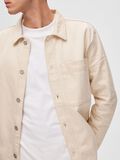 Selected LANGÆRMET OVERSHIRT, Ecru, highres - 16088022_Ecru_006.jpg