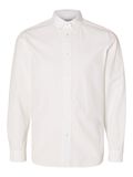 Selected COUPE SLIM EN COTON CHEMISE, White, highres - 16092564_White_001.jpg