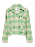 Selected CHECKED LONG SLEEVED VESTE COURTE, Sandshell, highres - 16088760_Sandshell_1008988_001.jpg