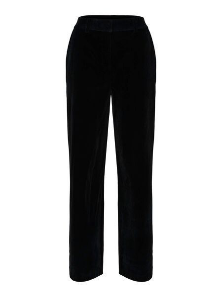 Selected VELOURS PANTALON, Black, highres - 16087448_Black_001.jpg