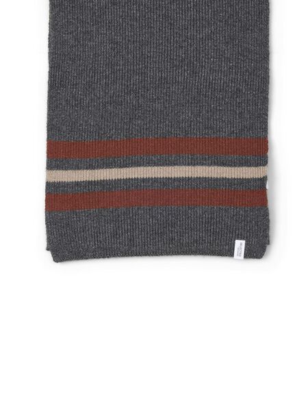 Selected WOLLGEMISCH SCHAL, Dark Grey Melange, highres - 16091187_DarkGreyMelange_001.jpg