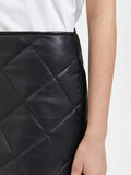 Selected QUILTED LEATHER SKIRT, Black, highres - 16086355_Black_006.jpg