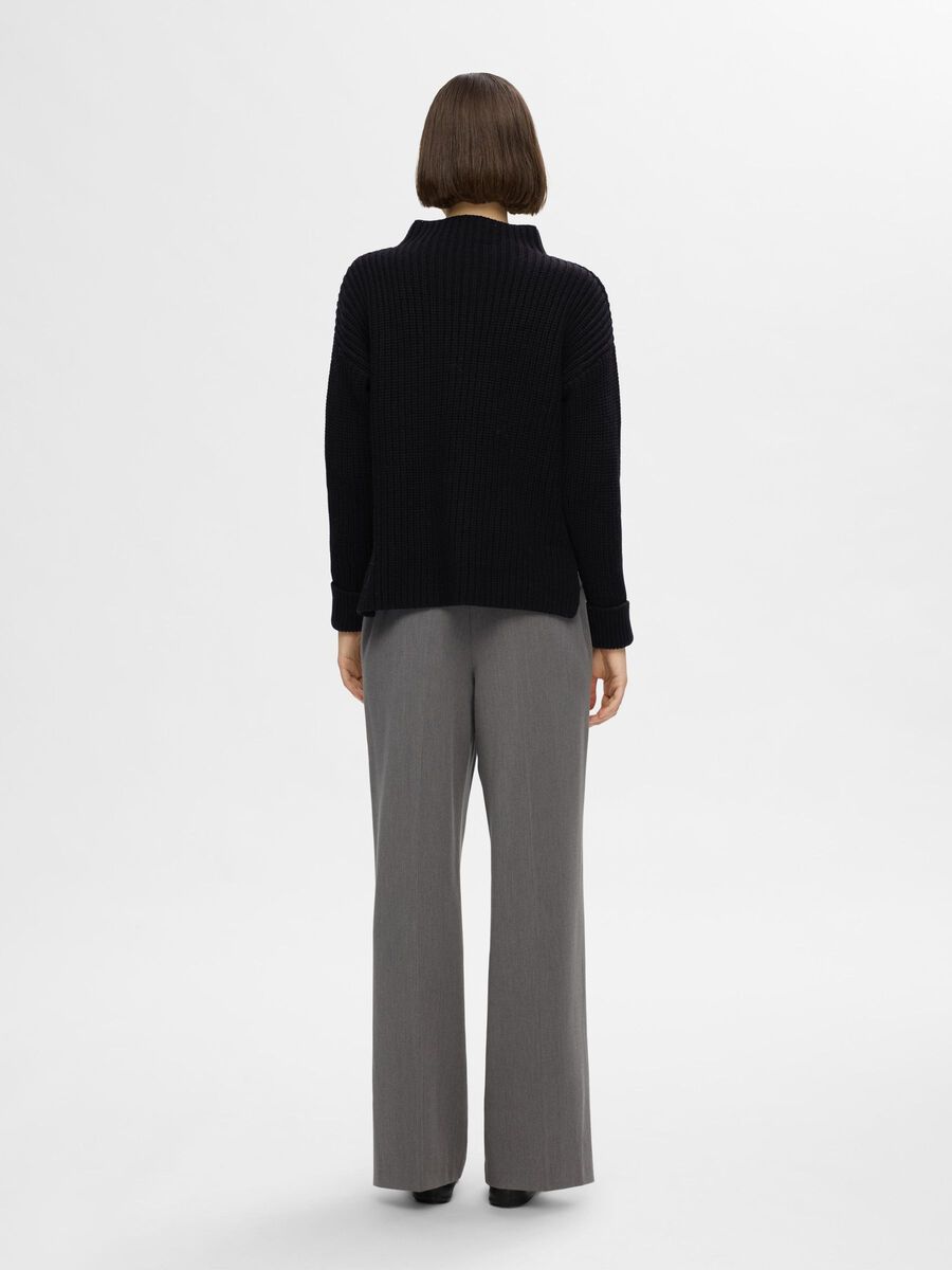Selected VID RULLEHALS PULLOVER, Black, highres - 16075489_Black_004.jpg