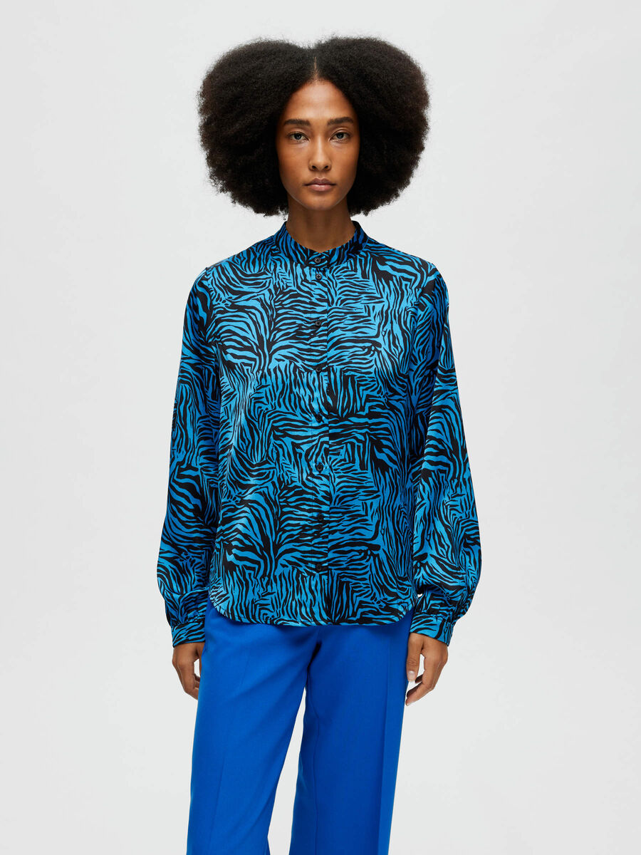 Selected PRINTED LONG SLEEVED SHIRT, Princess Blue, highres - 16090978_PrincessBlue_1053328_003.jpg