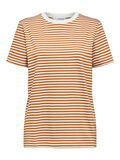 Selected GESTREEPTE T-SHIRT, Pumpkin Spice, highres - 16053765_PumpkinSpice_533226_001.jpg