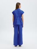 Selected TIE FRONT V-NECK TOP, Dazzling Blue, highres - 16097800_DazzlingBlue_004.jpg
