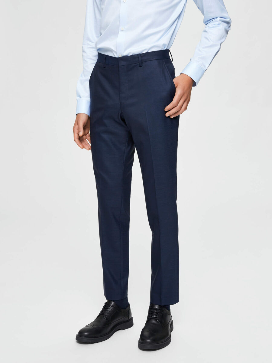 Selected SLIM FIT - SUIT TROUSERS, Dark Blue, highres - 16071125_DarkBlue_003.jpg