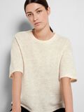 Selected SHORT-SLEEVED KNITTED TOP, Birch, highres - 16093048_Birch_1090347_008.jpg