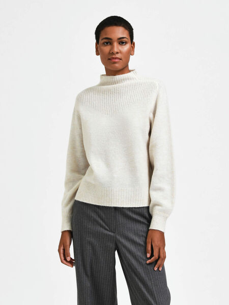 Selected RIBBED KNITTED JUMPER, Birch, highres - 16087618_Birch_991587_003.jpg
