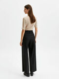 Selected ESTILO FORMAL PANTALONES DE CINTURA ALTA, Black, highres - 16083306_Black_004.jpg