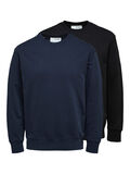 Selected 2-PACK SWEATSHIRT, Navy Blazer, highres - 16083156_NavyBlazer_908657_001.jpg