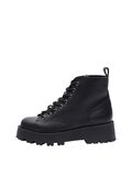 Selected LACE UP LEATHER BOOTS, Black, highres - 16087199_Black_001.jpg