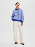 Selected CHECKED KNITTED JUMPER, Blue Heron, highres - 16089114_BlueHeron_1014415_005.jpg