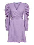 Selected PUFF SLEEVED WRAP DRESS, Regal Orchid, highres - 16084985_RegalOrchid_001.jpg