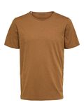 Selected SWEAT-SHIRTS RAS DE COU T-SHIRT, Toffee, highres - 16071775_Toffee_001.jpg