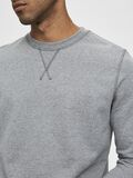 Selected KLASSISCHES SWEATSHIRT, Medium Grey Melange, highres - 16077366_MediumGreyMelange_006.jpg