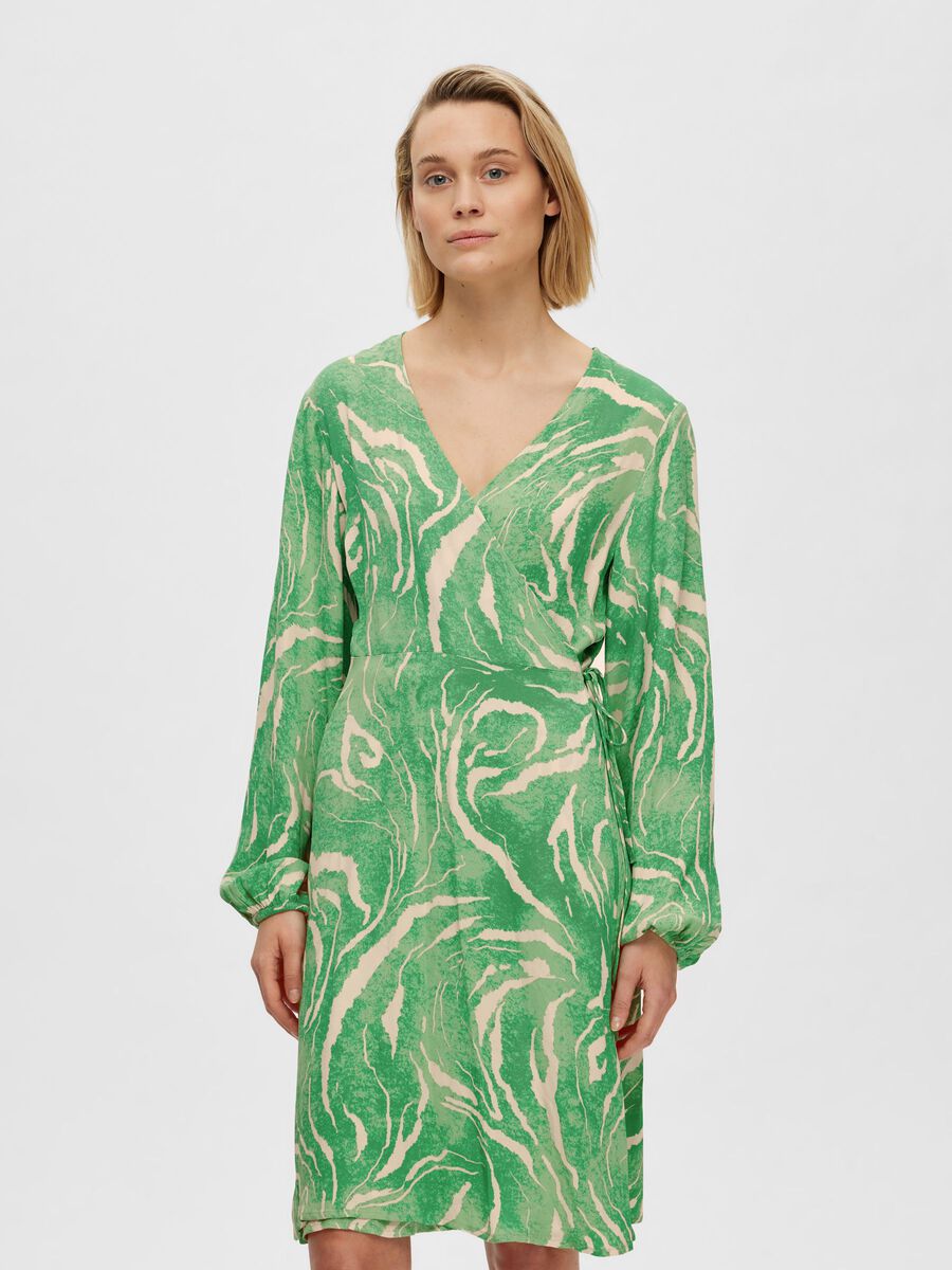 Selected PRINTED CURVE ROBE CACHE-CŒUR, Absinthe Green, highres - 16089713_AbsintheGreen_1044028_003.jpg