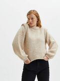 Selected LONG SLEEVED KNITTED PULLOVER, Sandshell, highres - 16084449_Sandshell_946422_008.jpg