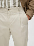 Selected REGULAR FIT TROUSERS, Egret, highres - 16088587_Egret_006.jpg