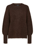 Selected BALLONÄRMEL PULLOVER, Coffee Bean, highres - 16076509_CoffeeBean_001.jpg