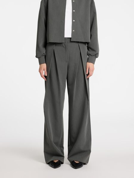 Selected HIGH WAIST  WIDE-LEG TROUSERS, Volcanic Ash, highres - 16094402_VolcanicAsh_1185968_003.jpg