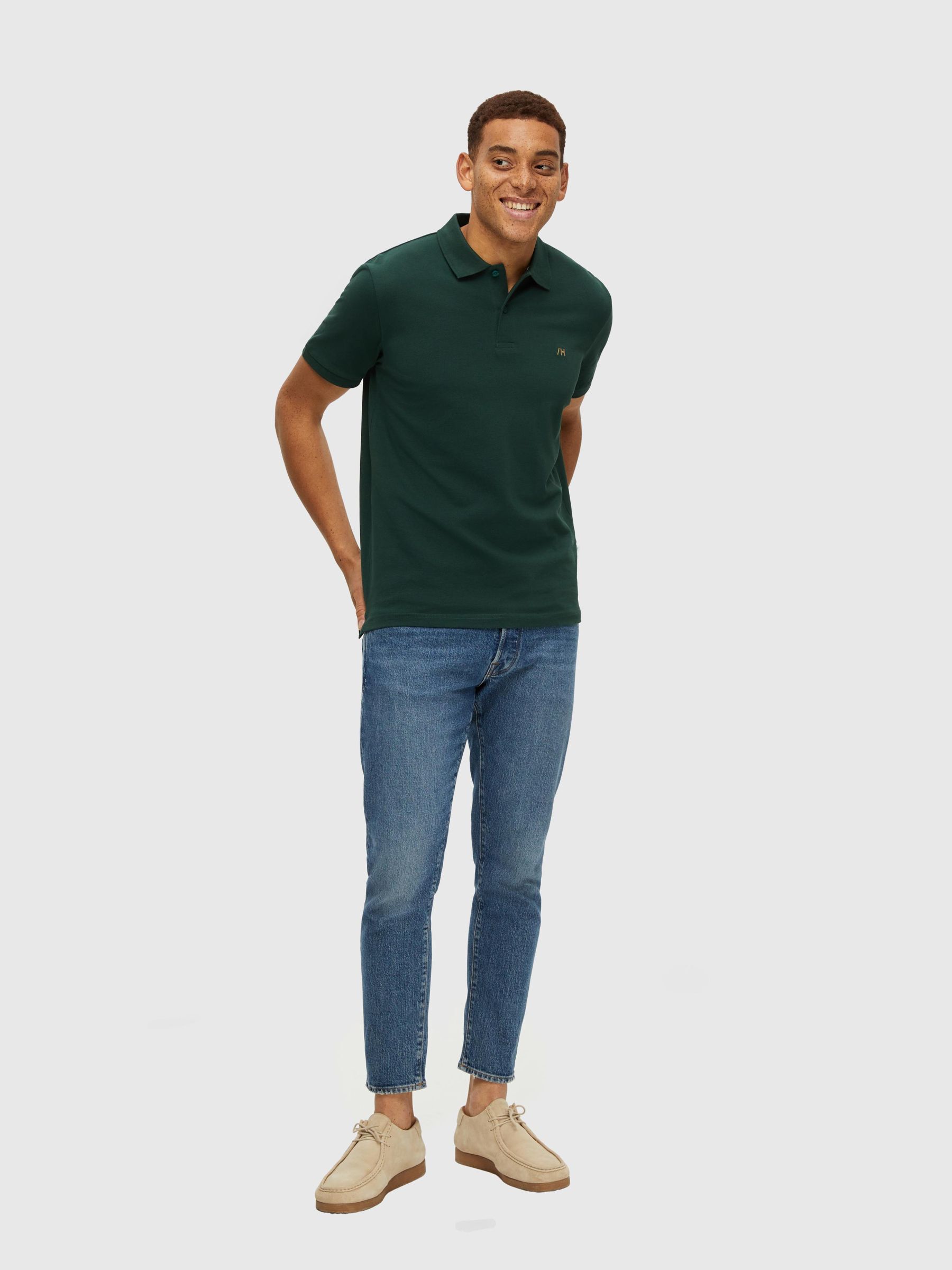 CLASSIC POLO SHIRT Green SELECTED HOMME