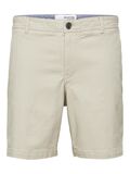 Selected ORGANIC COTTON STRETCH TEXTURED CHINO SHORTS, Turtledove, highres - 16079389_Turtledove_851054_001.jpg
