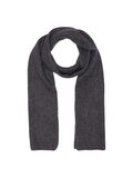 Selected RIBBED SCARF, Dark Grey Melange, highres - 16075396_DarkGreyMelange_001.jpg