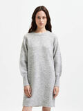 Selected LONG SLEEVED KNITTED DRESS, Light Grey Melange, highres - 16082201_LightGreyMelange_003.jpg