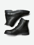 Selected TEXTURED LEATHER BOOTS, Black, highres - 16081316_Black_005.jpg