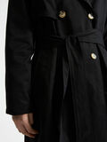 Selected DOUBLE BREASTED - TRENCHCOAT, Black, highres - 16076541_Black_006.jpg