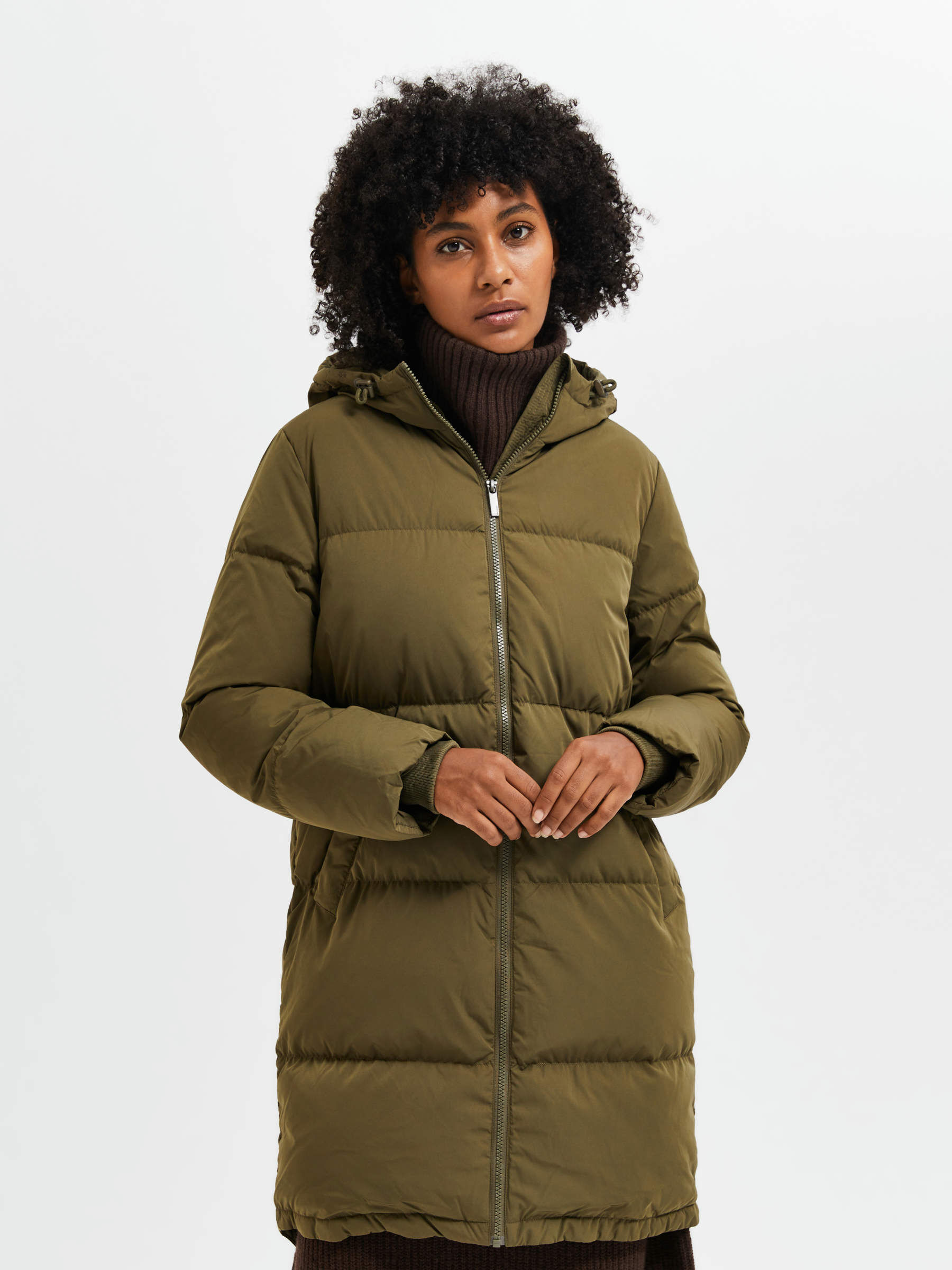 hooded redown bomber