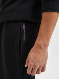 Selected GESTRICKTE SWEATSHORTS, Black, highres - 16083439_Black_006.jpg