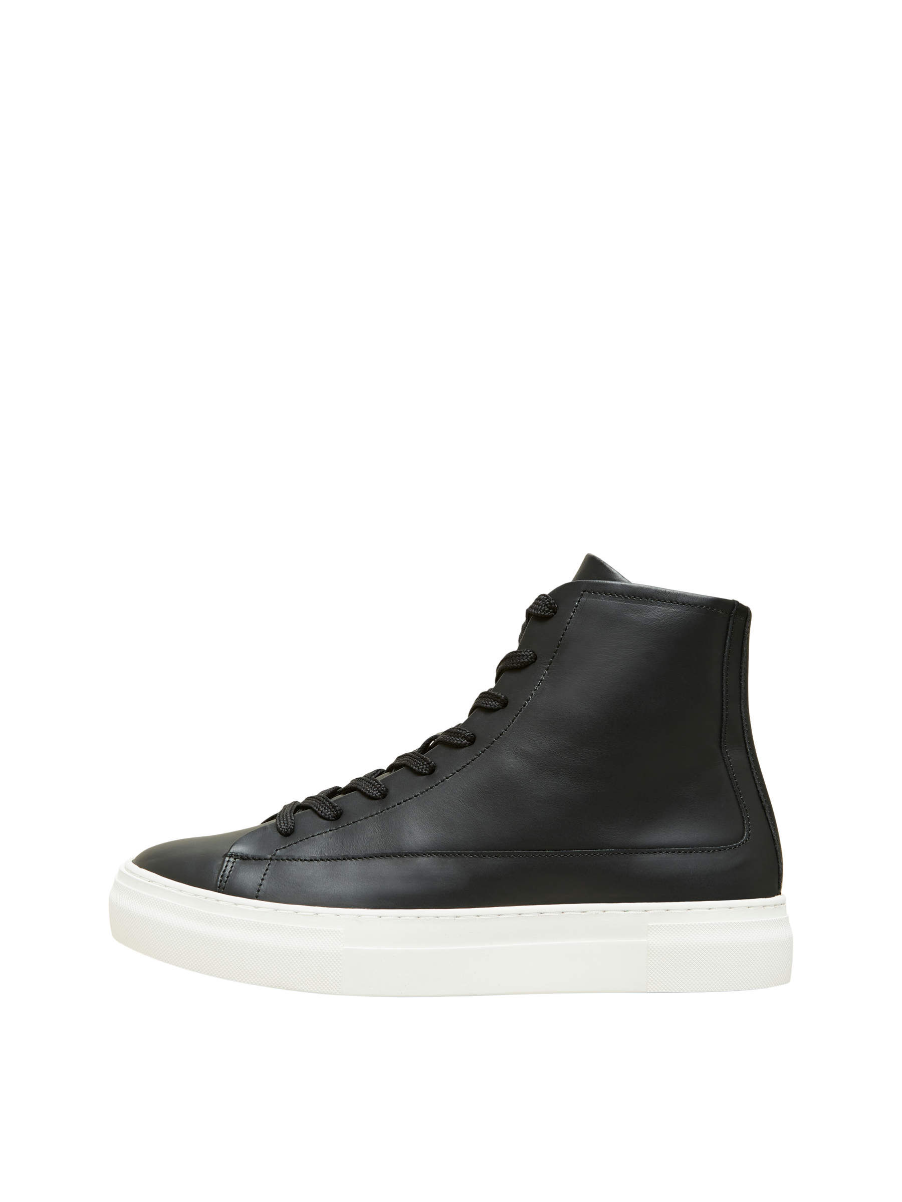 HIGHTOP SNEAKERS (Black) | Selected®