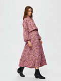 Selected PRINTED LONG SLEEVE - MAXI DRESS, Bronze Brown, highres - 16077930_BronzeBrown_824278_005.jpg