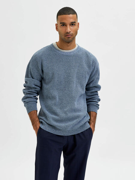 Men S Jumpers Crew Neck Selected Homme