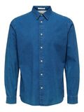 Selected SLIM FIT SPIJKERBLOUSE, Medium Blue Denim, highres - 16071925_MediumBlueDenim_733154_001.jpg