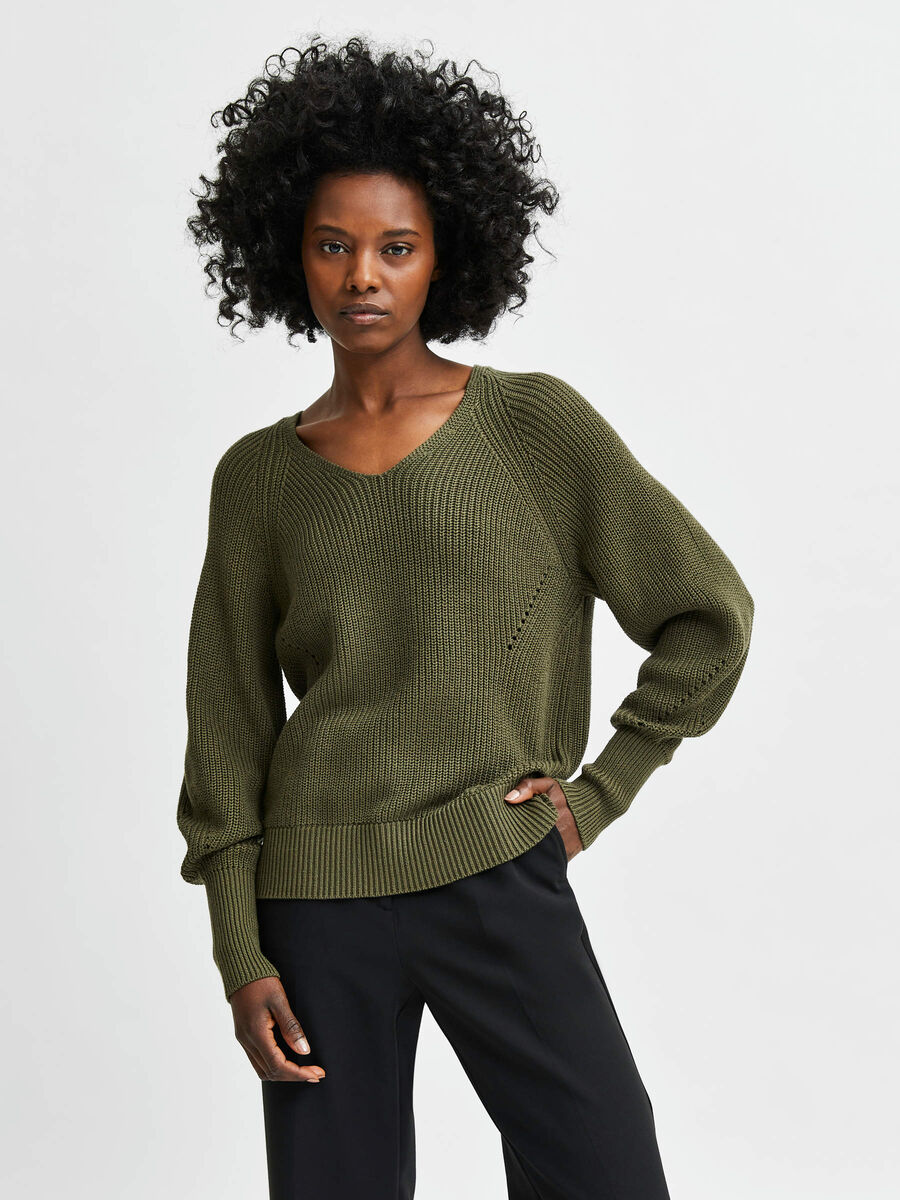 Selected V-NECK - JUMPER, Kalamata, highres - 16076990_Kalamata_003.jpg