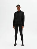 Selected PETITE KNITTED SWEAT À CAPUCHE, Black, highres - 16084007_Black_005.jpg