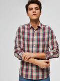 Selected SLIM FIT CHECKED - SHIRT, Bone White, highres - 16071935_BoneWhite_733417_008.jpg