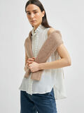 Selected SLEEVELESS RECYCLED POLYESTER SHIRT, Snow White, highres - 16076875_SnowWhite_008.jpg