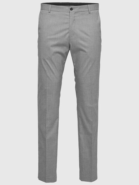 Selected SLIM FIT HOSE, Light Grey Melange, highres - 16056890_LightGreyMelange_001.jpg