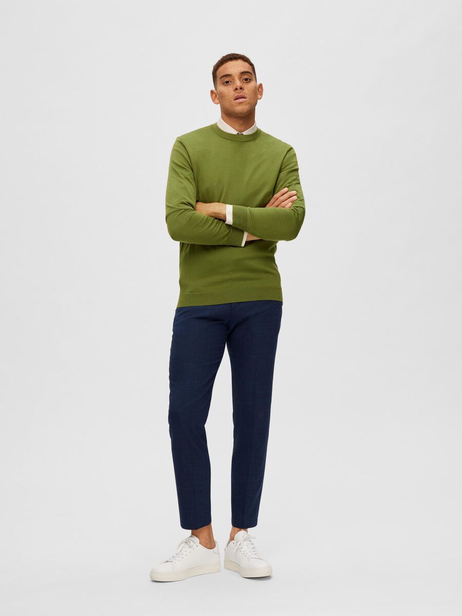 Selected LANGÄRMELIGER PULLOVER, Olive Branch, highres - 16079772_OliveBranch_853571_005.jpg