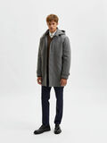 Selected REMBOURRÉE MANTEAU DE LAINE, Grey Melange, highres - 16077640_GreyMelange_005.jpg