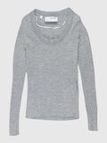 Selected TIGHT FITTING JUMPER, Light Grey Melange, highres - 80000282_LightGreyMelange_001.jpg
