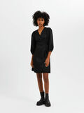 Selected JACQUARD MINI WRAP DRESS, Black, highres - 16089087_Black_005.jpg