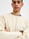 Selected RELAXED FIT PULLOVER, Oatmeal, highres - 16083887_Oatmeal_008.jpg