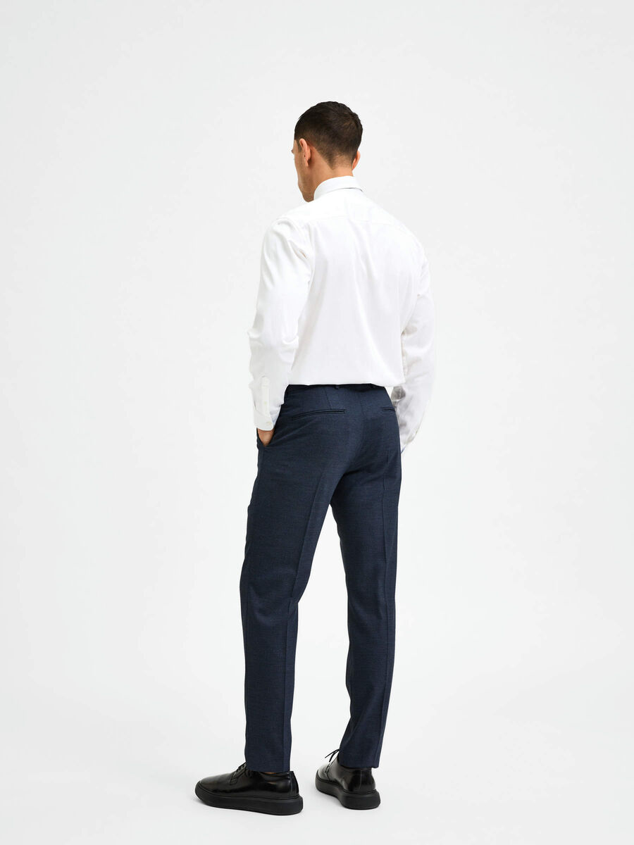 Selected 175 SLIM FIT WOVEN TROUSERS, Sky Captain, highres - 16085256_SkyCaptain_944107_004.jpg