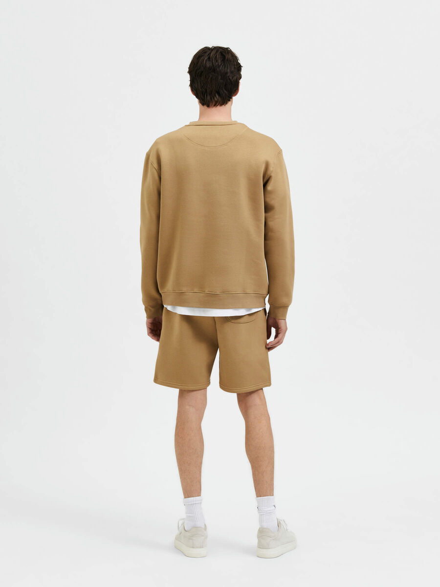 Selected LANGÆRMET SWEATSHIRT, Kelp, highres - 16085889_Kelp_004.jpg